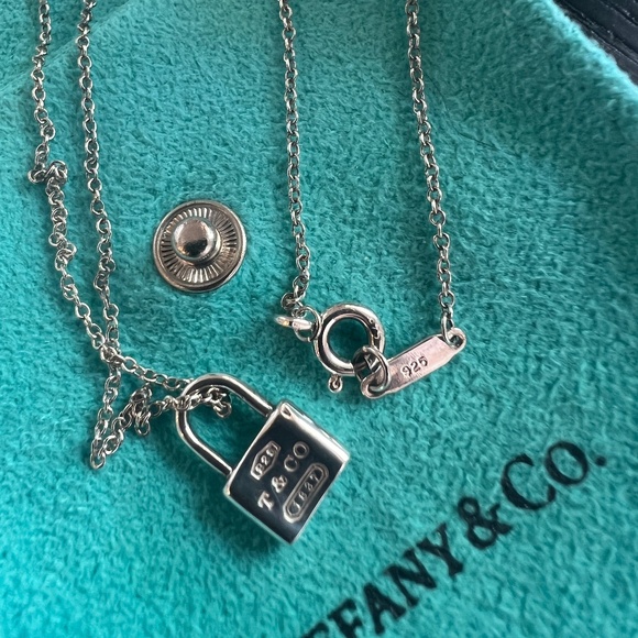 Authentic Small Tiffany & Co Locket Necklace - Picture 2 of 5